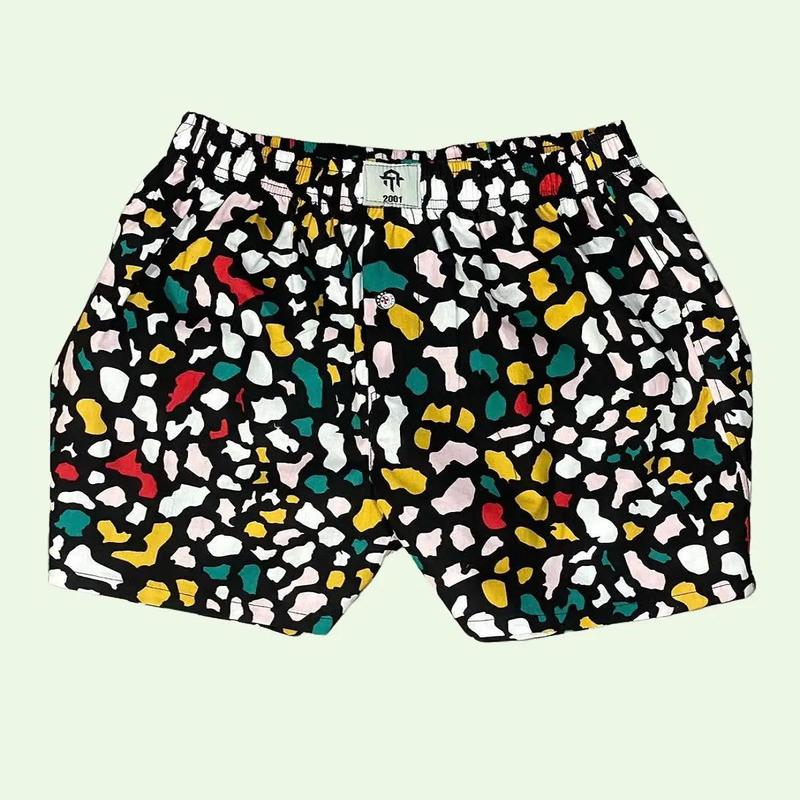 Quần Đùi Ngủ Nam Không Túi Chất Vải Kate Cotton Mềm Mại Thoáng Mát Nhiều Màu Sắc Có Size 45 Đến 100kg