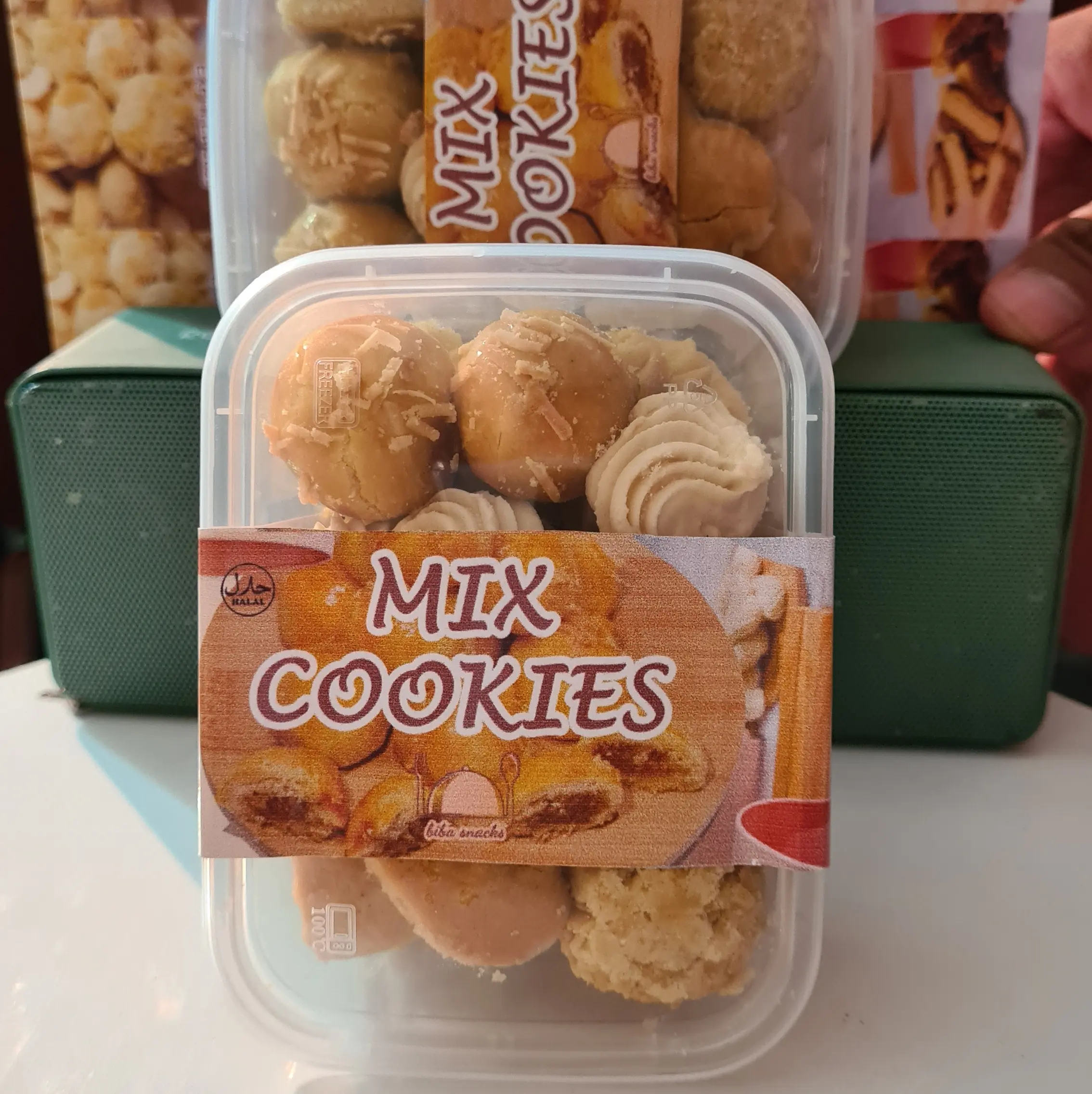 Promo Mix Cookies (Kue Campur) 1 Toples Kotak Ukuran 250ML Berat 125 ...