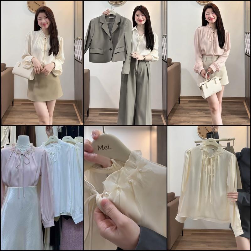 Mã B Tổng các Mã Sơ Mi QC Nữ, Áo Sơ Mi, Blazer, Chân Váy Công Sở Cách Điệu