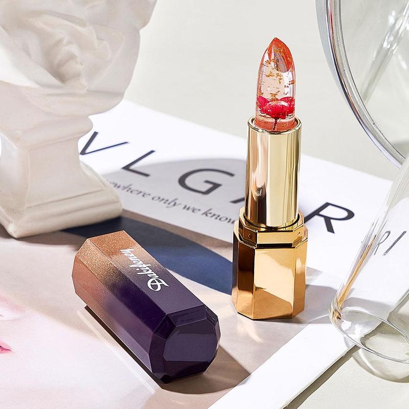Product Introduction of New Temperature Change Moisturizing Lipstick 1pcs Lipstick Flower Jelly Color Changing Lipstick W4Y1 41
