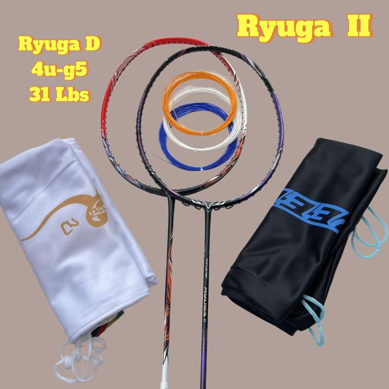 Vợt Cầu Lông Ryuga Metallic ,Onepiece Driver,Thruster Max 31LBS tặng cước bg65ti căng sẵn + túi nhung + Cuốn Cán