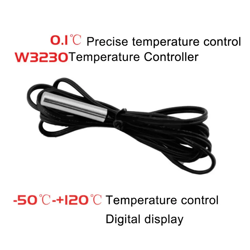 Beiaqun-Bộ Điều Nhiệt Kỹ Thuật Số LCD W3230 DC 12V 20a, Bộ Điều Khiển Báo Động Nhiệt Độ, Bộ Điều Chỉnh 2
