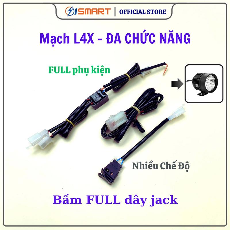 TV01 - (KO ĐÈN) Mạch L4X Passing trợ sáng L4X, MẠCH PASSING NÚT RỜI