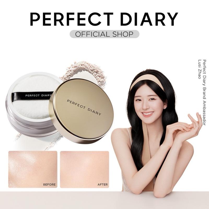 ( ĐỘC QUYỀN KOC ) Phấn phủ kiềm dầu PERFECT DIARY chống thấm nước kiểm soát dầu mọi loại da lên đến 12h với 3 màu tuỳ chọn 7g