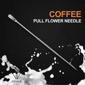 pen dekorasi latte art barista coffee tools stainless drawing pen kopi