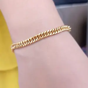 Gelang Rantai Titanium 0Z Bracelets Aksesoris Elegan tangan