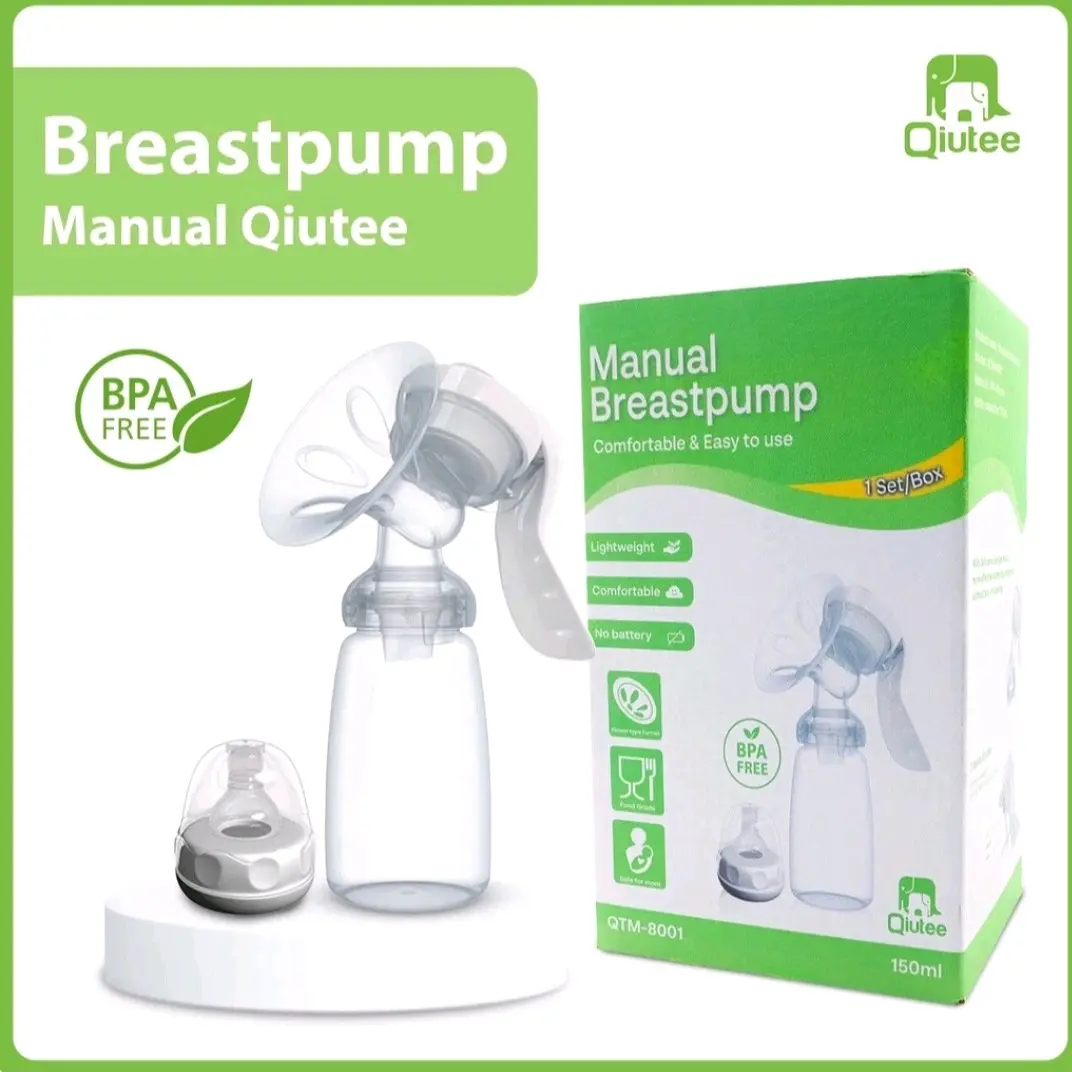 Pompa Asi Manual Real Bubee Breast Pump Food Grade BPA Free Bagus pumping