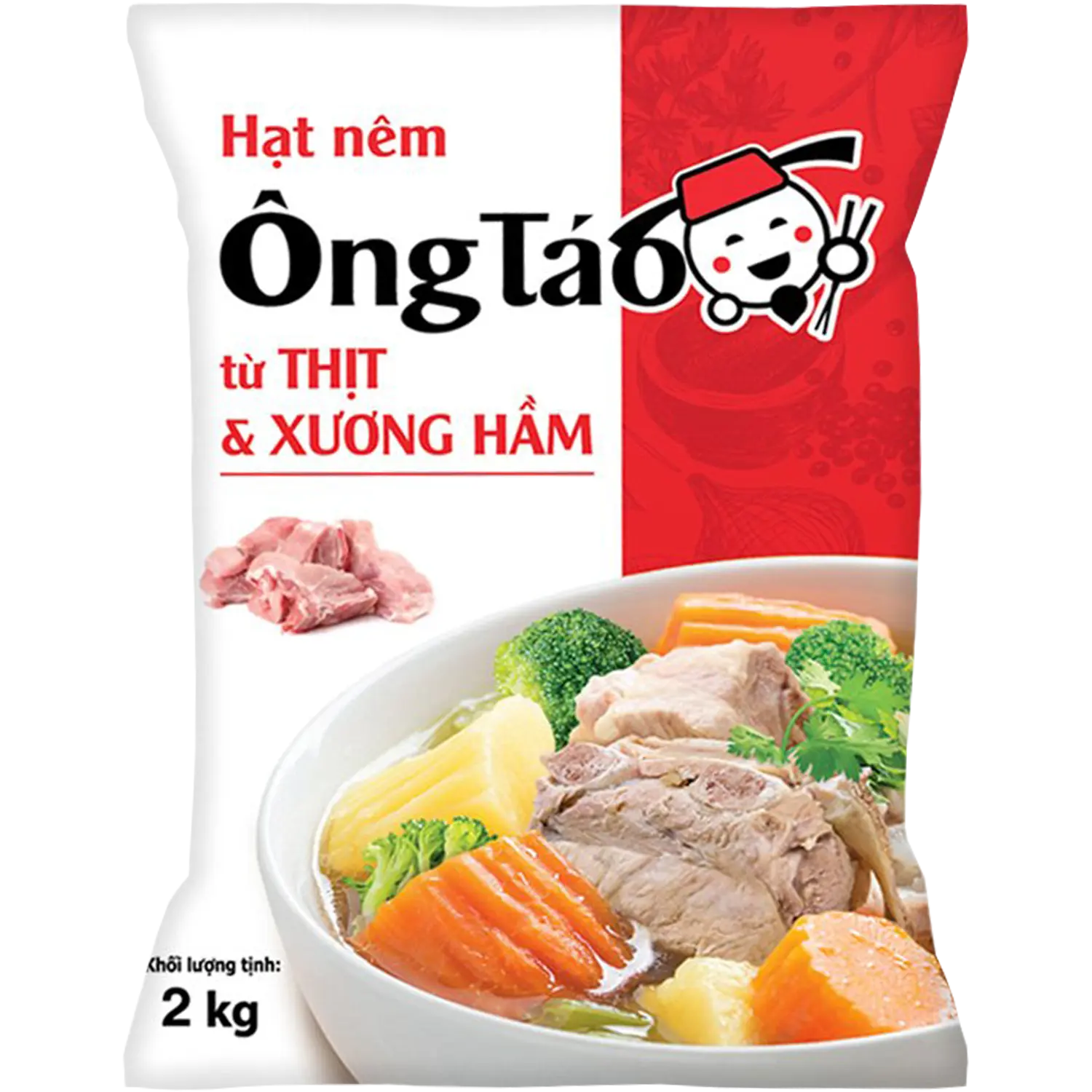 Hạt nêm Ông Táo 2kg - đậm đà tự nhiên