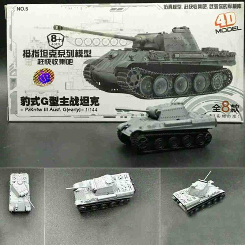 Product Introduction of 1:144 4D Finished Tank Model Main Battle Mini Thumb DIY Toy Model Tank Model Tank Battle 22