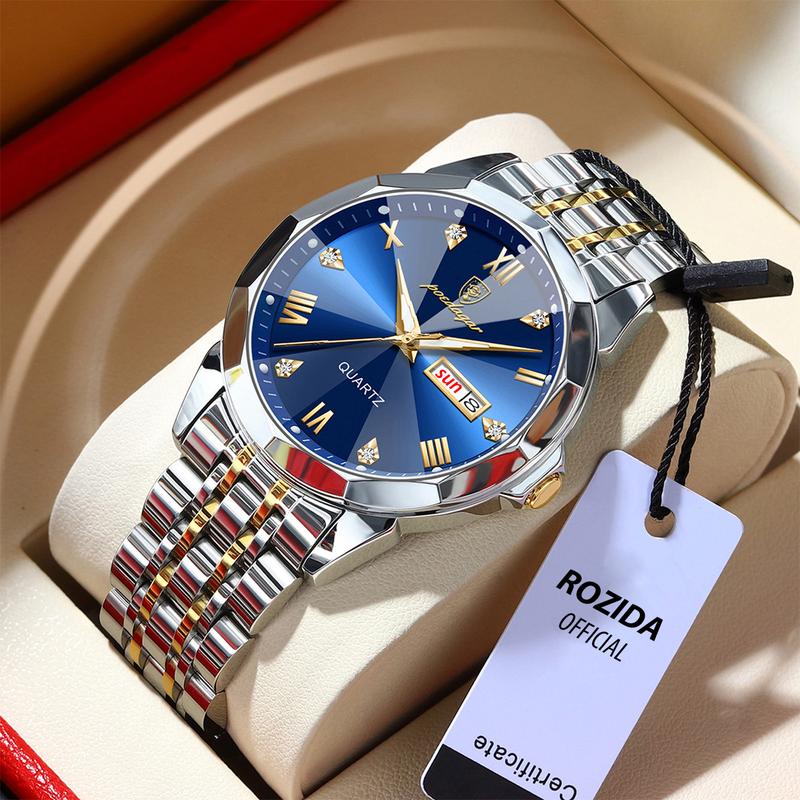 Đồng hồ nam chính hãng POEDAGAR DH03 cao cấp dây thép đúc dặc không gỉ chống nước tốt thời trang , tặng dụng cụ tháo mắt dây, tặng pin và full hộp , BẢO HÀNH 12 THÁNG Watch Đeo Tay