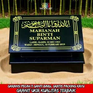 BATU NISAN TERMURAH MODEL TOGA  UKURAN 20X30 BERKUALITAS FULL GRANIT TILE