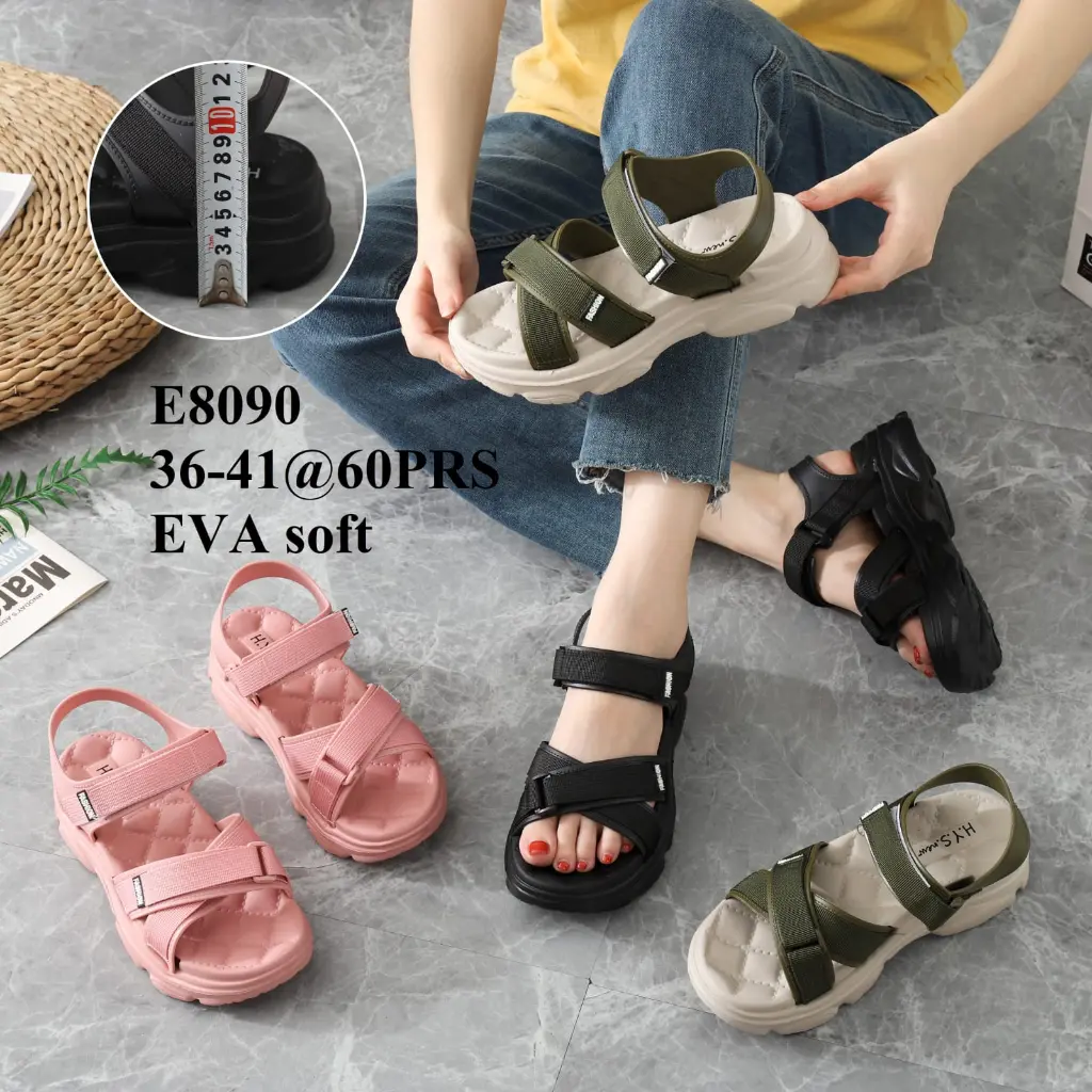 Sandal Wanita / Sandal TALI SILANG GUNUNG HYS E8090 Sendal