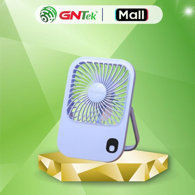 Quạt mini để bàn YOOBAO F01P xanh 10000mAh chạy đến 50h có màn hình hiển thị pin