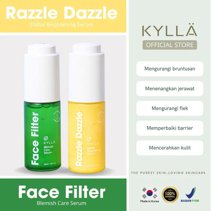 KYLLA Bundling Serum Anti Acne & Dark Spot 30ml SERUM WAJAH MENGATASI JERAWAT DAN DARK SPOT 0