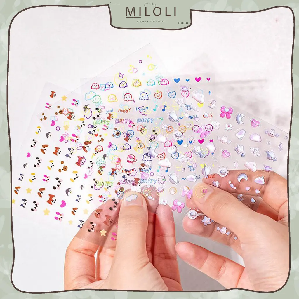 [MILOLI] 24Lembar STICKER PET LITTLE ANIMAL PURSUIT OF HAPPINES Mini DIY Diary Jurnal BUJO Planner Deco Stiker Hias - B0534