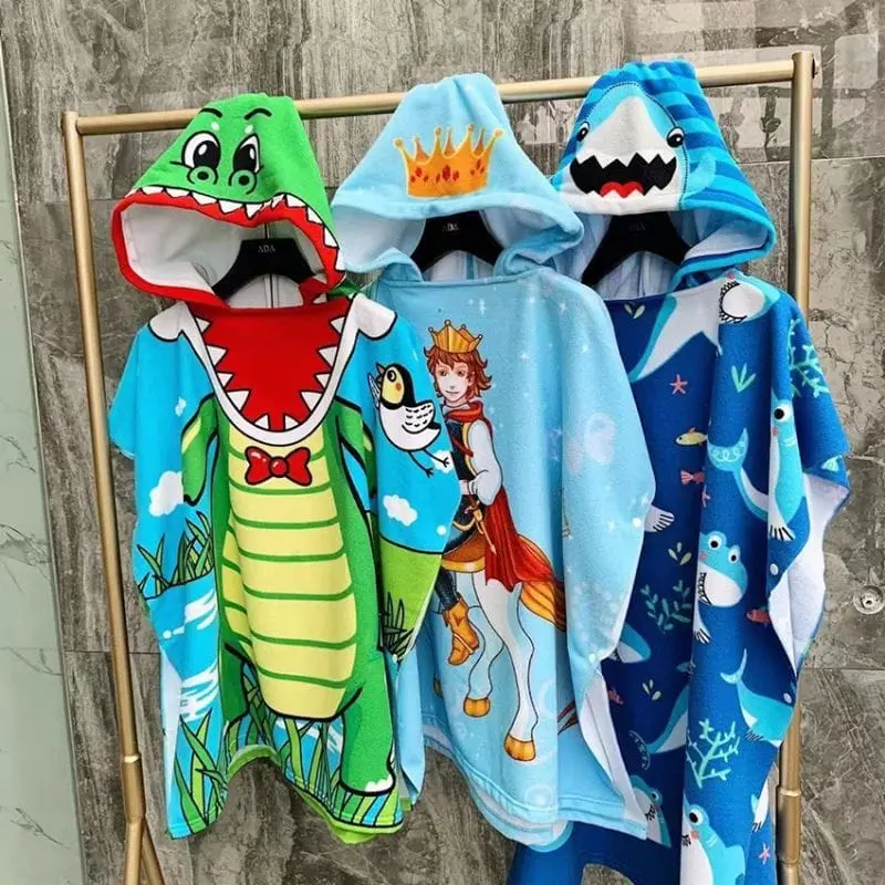 Handuk Renang Anak Jumbo Free Tas Punggung / Handuk Ponco Jumbo size L / Handuk Hoodie Jumbo 2