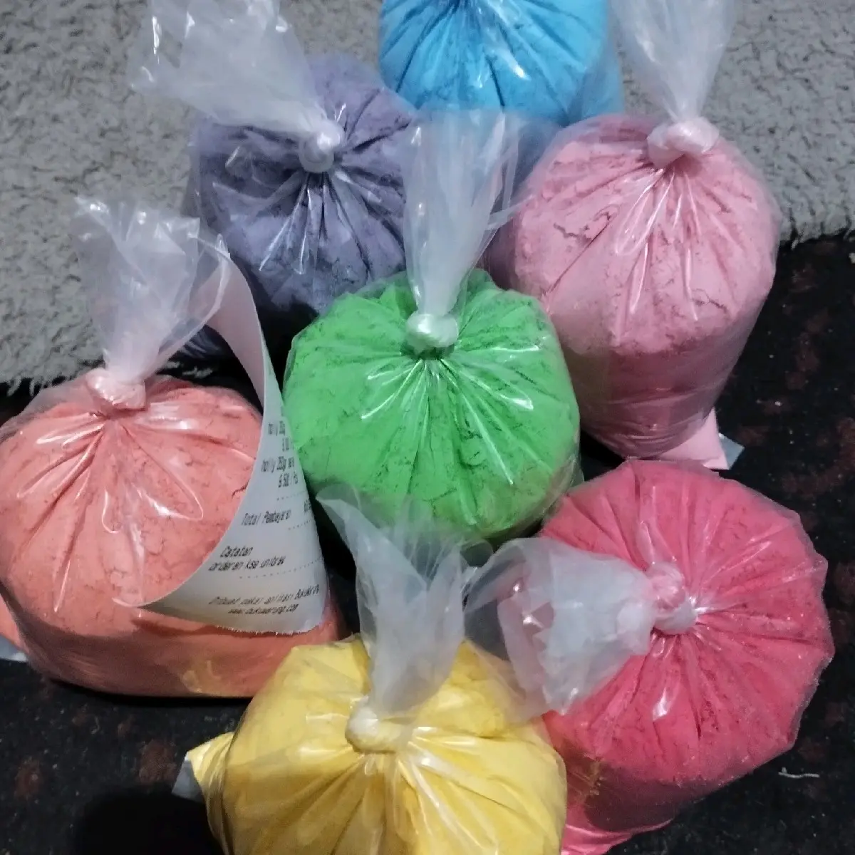 Holly Powder 1kg - Tepung Warna - Tepung Holi Bubuk - Shop | Tokopedia