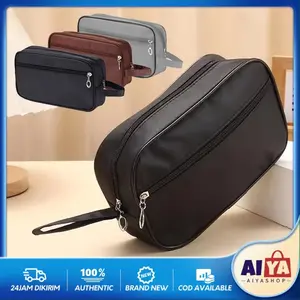 Tas Perlengkapan Mandi Pria / Wash Bag Travel / Tas Tempat Sabun Tas Alat Mandi Traveling Waterproof Toiletries Washbag Pouch MakeUp Travel