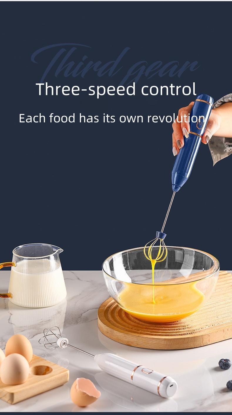 Product Introduction of SG [READY STOCK]Electric Milk Frother Handheld Foam Maker Coffee Latte Egg Beater Rechargeable Bakery Egg Whisk Head USB Rechargeables 3 Speeds Handheld Electric Frother Whisk 29