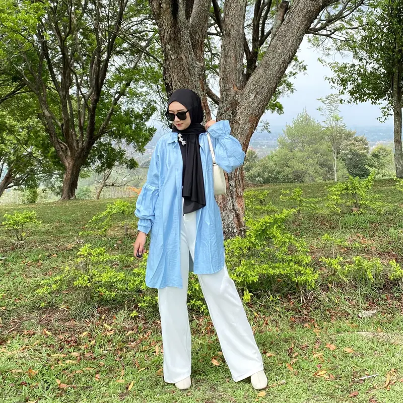 KW - Aqila Tunik Slit Bahan Pololinen Jumbo 4