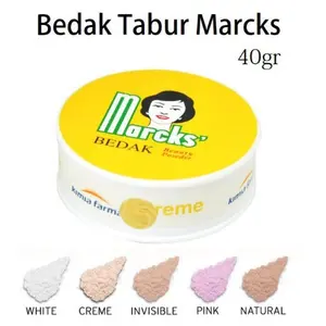 Bedak Tabur Marcks 40ml Original BPOM / Bedak Marcks