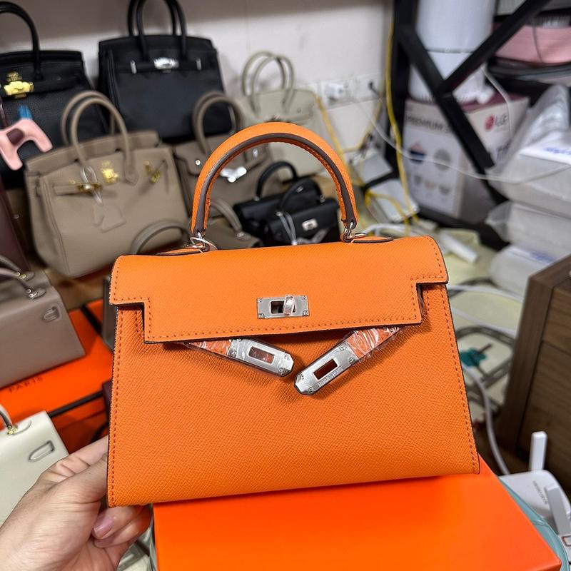 Túi xách nữ h//m size 22 mẫu mới 2024 khoá bạc