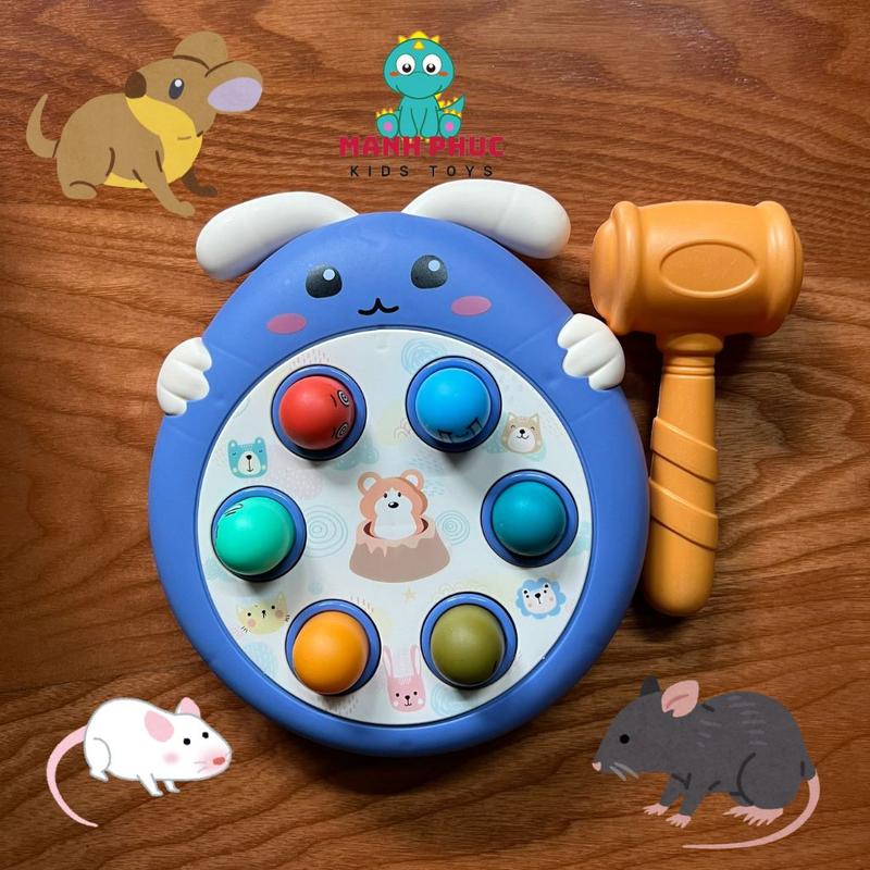 Đồ chơi đập chuột cho bé, hình con vật nhìn rất dễ thương, rèn luyện sự khéo léo, và ham vận động hơn.