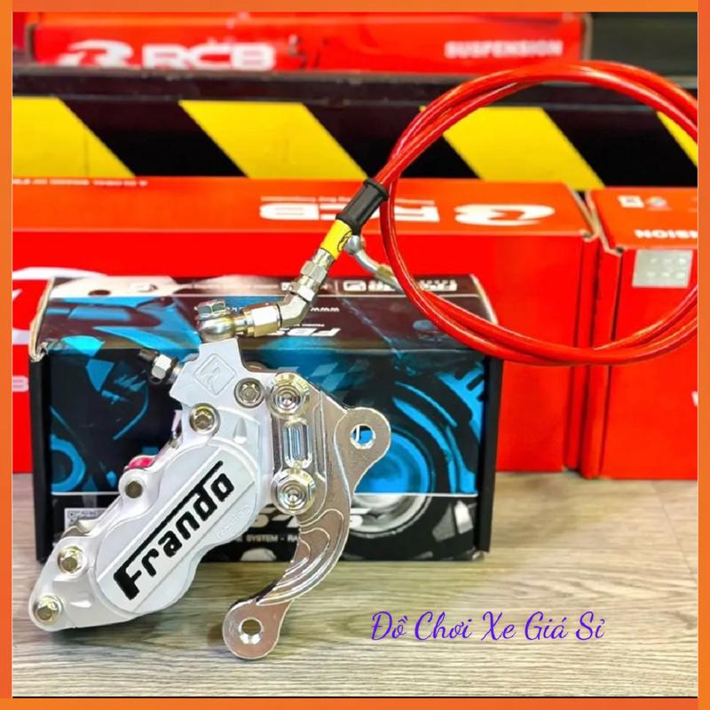 [ Combo ] Heo Frando 4Pis + Pad CNC + Dây Dầu Hel Đầu Bấm Full Inox >>> Gắn Nhiều Dòng Xe