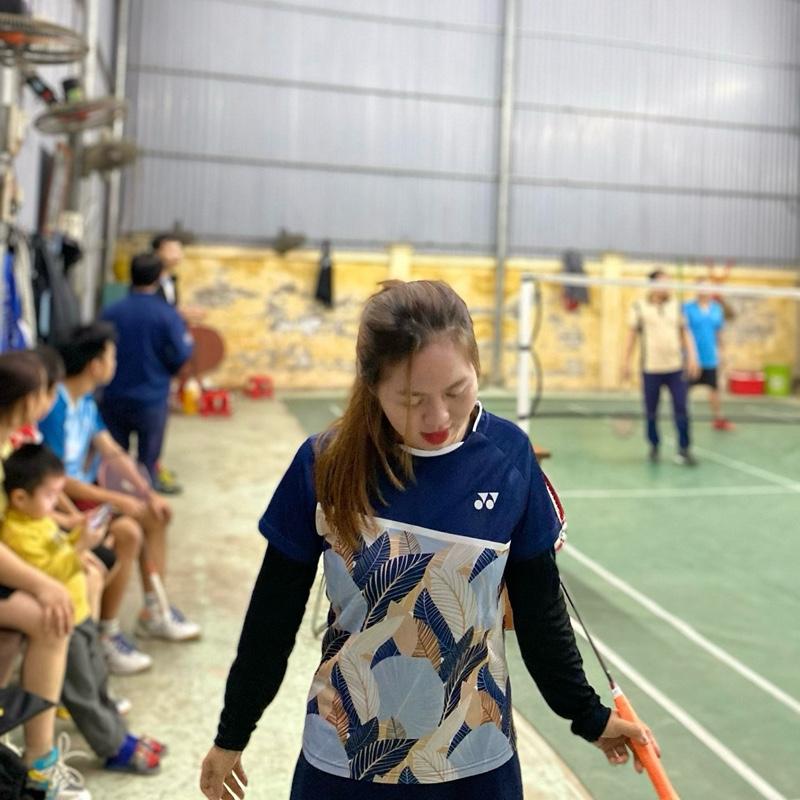 Áo cầu lông, áo thể thao mã 2517, chất thấm hút, dễ hoạt động 3