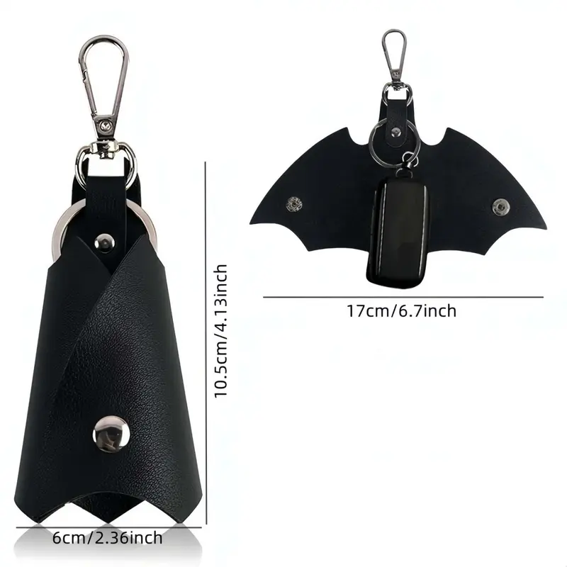 Creative Bat Design Car Keychain, 1 Count Fashionable Protective Keychain for Men & Women, Universal Gift Keychain for Car, Key, Backpack 1