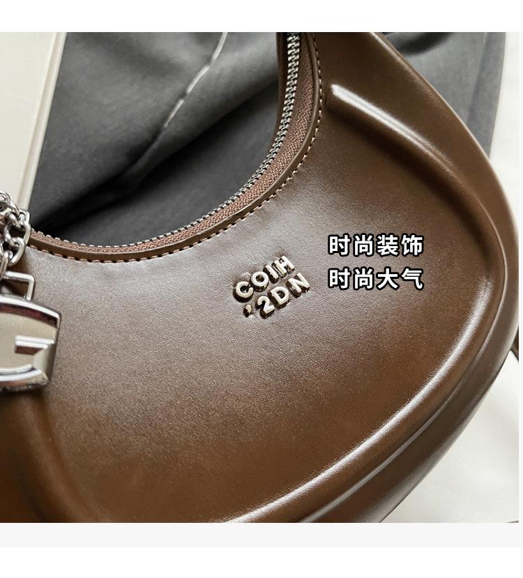 Product Introduction of Túi Lưỡi Liềm, Phong Cách Nam Chio2nd Haili Diary, Da Thật, Túi Xách Mùa Hè Cho Nữ, Túi Đeo Nhỏ Túi Messenger Đeo Vai, Thích Hợp Cho Nữ 8