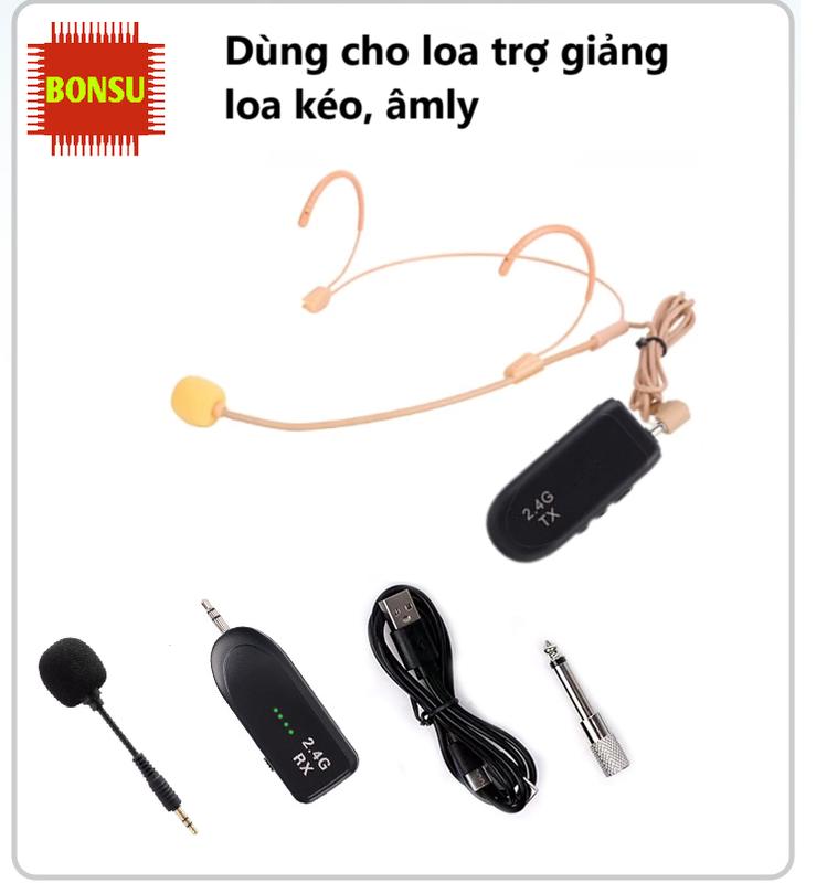 Micro không dây hạt gạo dùng cho loa trợ giảng âmly