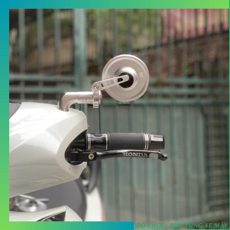 Kính chiếu hậu MView CRG 3D MẪU TRÒN gắn chân kính, gương xe máy ( giá 1 cái )