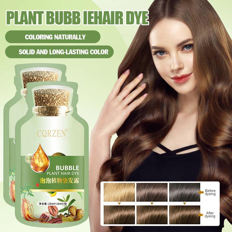 Product Introduction of CQRZEN-Dầu Gội Nhuộm Tóc Thảo Dược, 20ML X 10 Miếng, Màu Đen / Nâu / Nâu Đậm, 4 Màu, Trong 40 Phút 19
