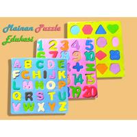 Gambar Mainan Puzzle Edukatif Tetris / Balok Huruf / Angka / Geometri Varian Warna dari Seventeen Shop Id Kab. Tangerang 2 Tokopedia