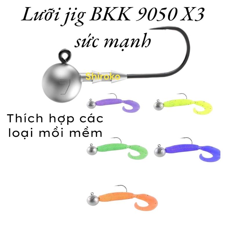 lưỡi câu jighead BKK 9050 Siêu cứng 3,5g và 5g X3 độ cứng sắc bén , bền bỉ hơn  Fishing Bắt Cá Đi Câu