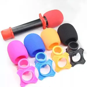 【SIAP】3pcs/set Ring Pelindung Mikrofon Komplit / Ring + Busa Karet Mic / Penutup Cincin Mic Anti Slip Anti Rolling