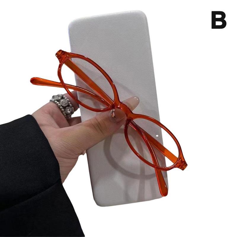 Product Introduction of Retro Small Frame Hot Girl Oval Glasses Frame New Retro Blue Glasses Light Oval Anti T8O0 35