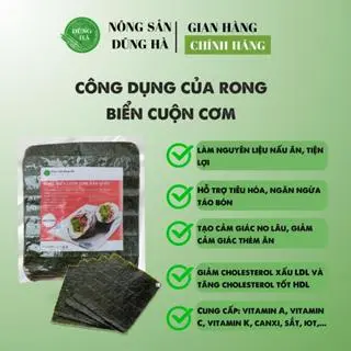 [Tặng 50g mè trắng] khi mua Set 100 lá Rong Biển cuộn cơm KimBap Hàn Quốc, siêu tiện lợi, hàng loại 1