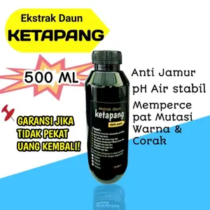 Ekstrak Daun Ketapang Pekat 500 ml Untuk ikan