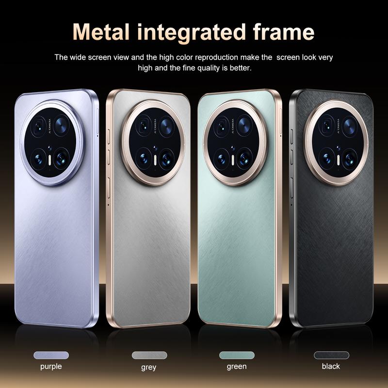 Product Introduction of Hot Sale Mate70pro Perforated Screen Mobile Phone Smartphone 3