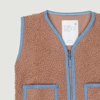 Gambar SABINE AND HEEM - PIPPI Sherpa Vest - Dusty Brown - Rompi Bulu Anak - XS (6-12 MOS) dari sabineandheemofficial Kota Tangerang Selatan 2 Tokopedia