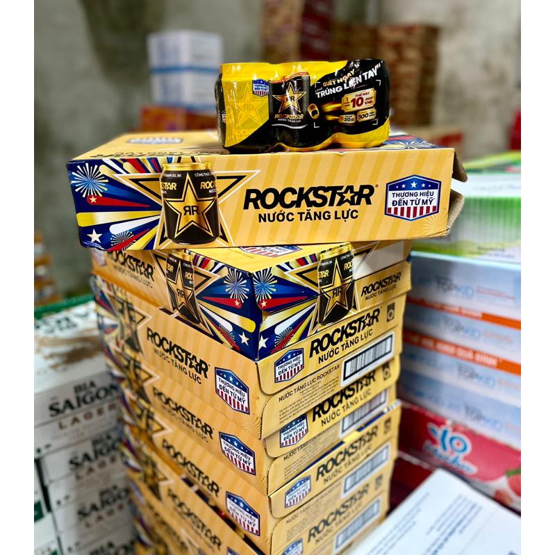 Thùng 24 Lon Nước Tăng Lực Rockstar
