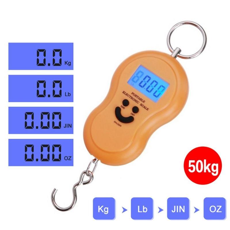 Portable Universal LCD Display Baggage Weight Scales Fishing Scale Suitcase Luggage Scale Travel Digital Hanging Scales Multifunction Scales Electronic Scale 1