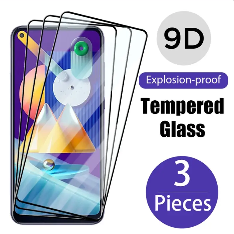 3/5 Pcs Tempered Glass for Xiaomi Mi 13 12 11T Screen Protector for Xiaomi Poco C3 C31 C40 M2 M3 M4 M5 X3 X4 X5