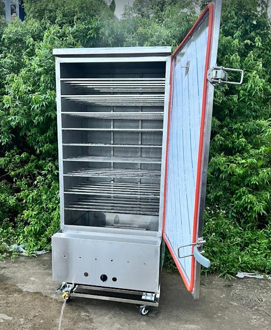Tủ Nấu Cơm Hấp Chả Giò Hải Sản Dùng Ga 1