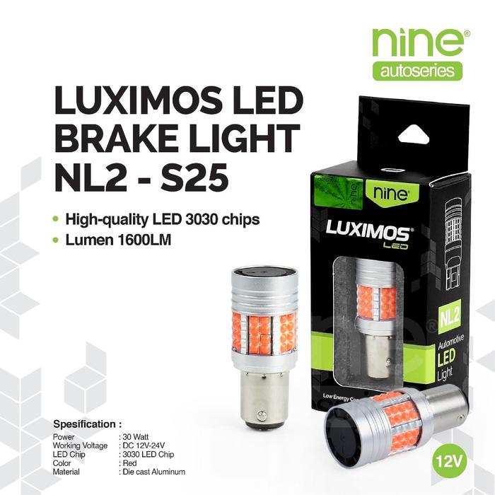 Gambar LUXIMOS Rem Dajjal Mobil 30W S25 BAY15D Kipas 48 Titik LED Truck 24V NL2 - NINE SURABAYA dari Nine Autoseries Surabaya Kab. Sidoarjo Tokopedia