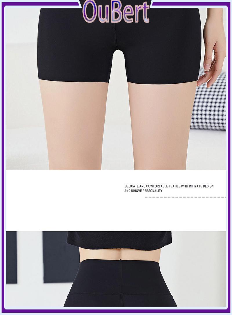 Product Introduction of Women's High - Waisted Shapewear - Seamless And Comfortable Leggings - Ice Silk Bottom Shark Shorts Lingerie 36