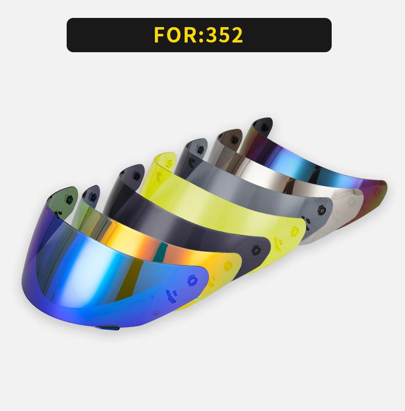 Product Introduction of Motorcycle Helmet Goggle Suitable for Helmet Ff352/384/351/369/802 Helmet Lens Summer New 0