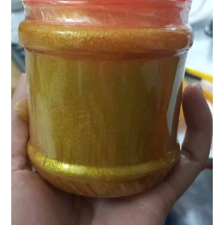 sơn nhũ vàng ánh kim .nhũ vàng 24k_ sơn bóng hệ nước 1